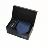 BLUE & BLACK CHECKERED COMBO BOX